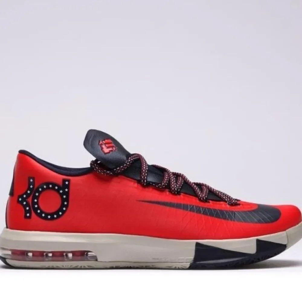 NEW RARE nike KD 6 Independence Day mens 8 red blue white Mens 8 US 41 EUR 'DC"